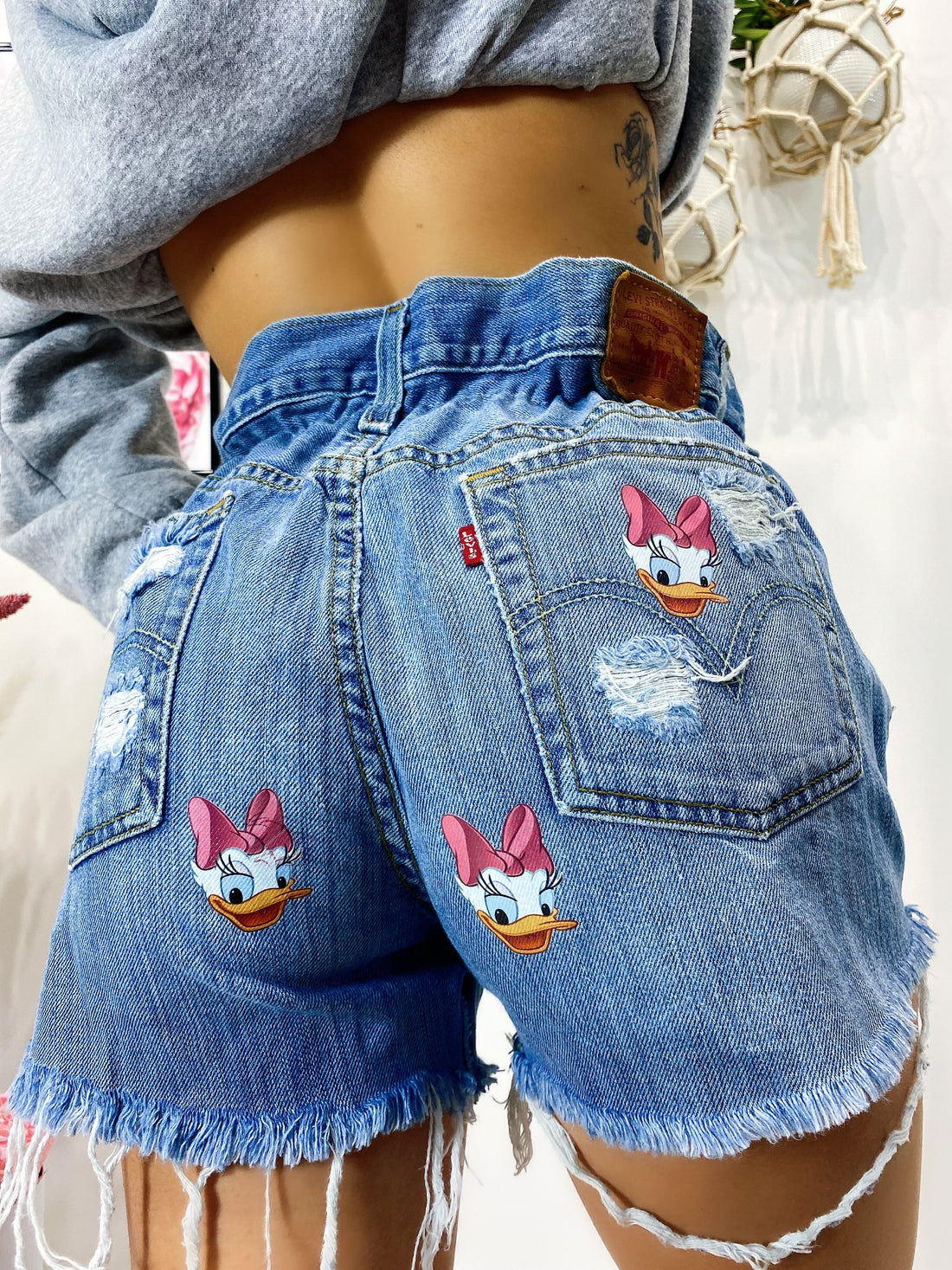 Short Levi’s Vintage con stampa Paperina bagno medio chiaro - R.a. Boutique 