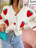 Cardigan con fragole top quality - R.a. Boutique 