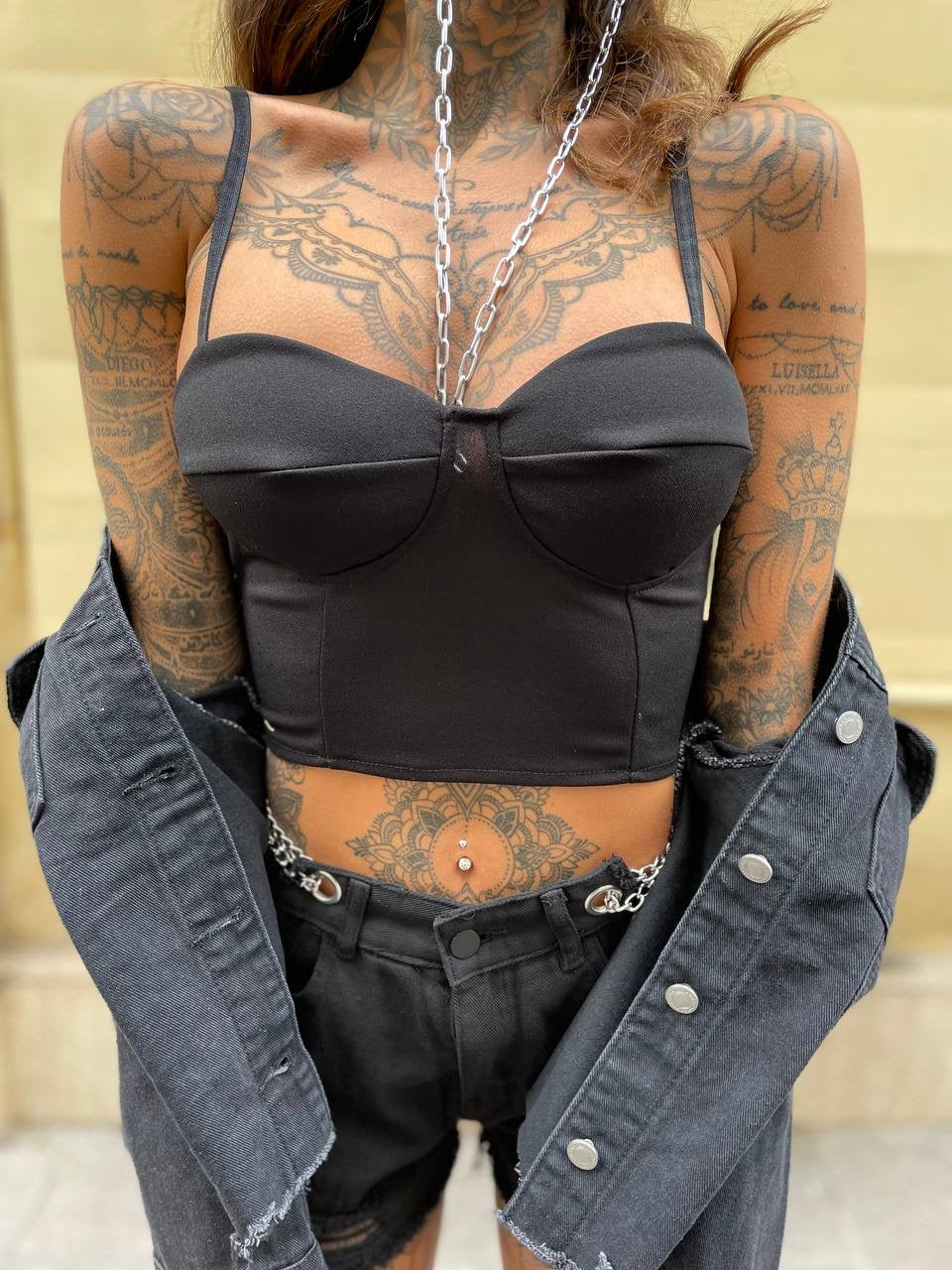 Corpino nero - R.a. Boutique 