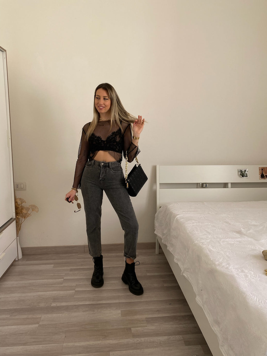 Maglia a retina - R.a. Boutique 