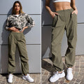 Pantalone cargo verde militare - R.a. Boutique 