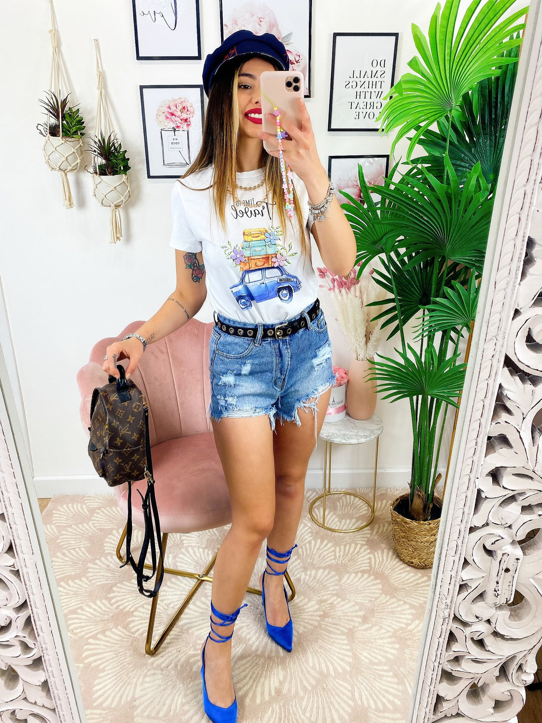 T-shirt con stampa Travel - R.a. Boutique 