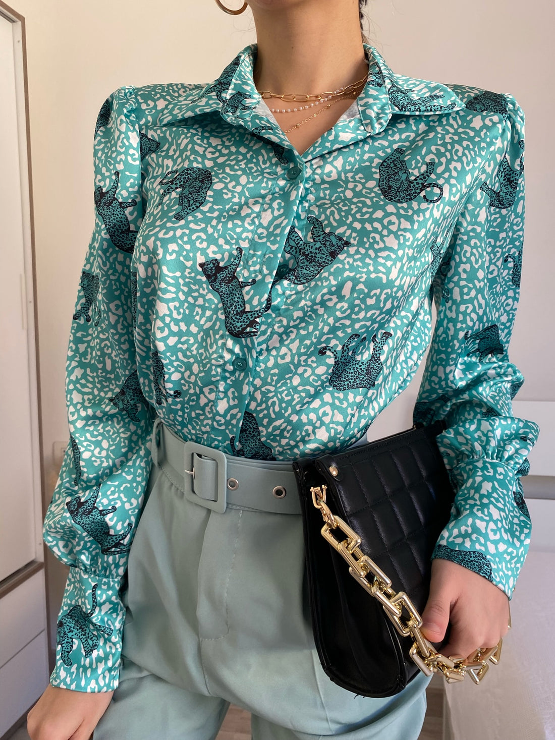 Camicia con stampa animalier Tiffany - R.a. Boutique 