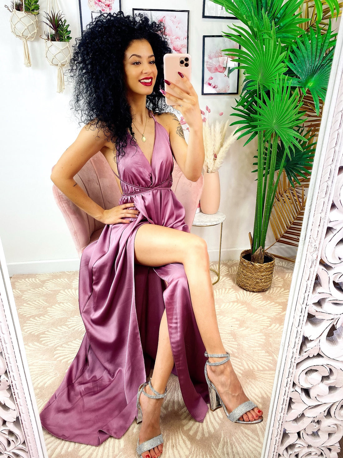 Dress Afrodite glicine - R.a. Boutique 