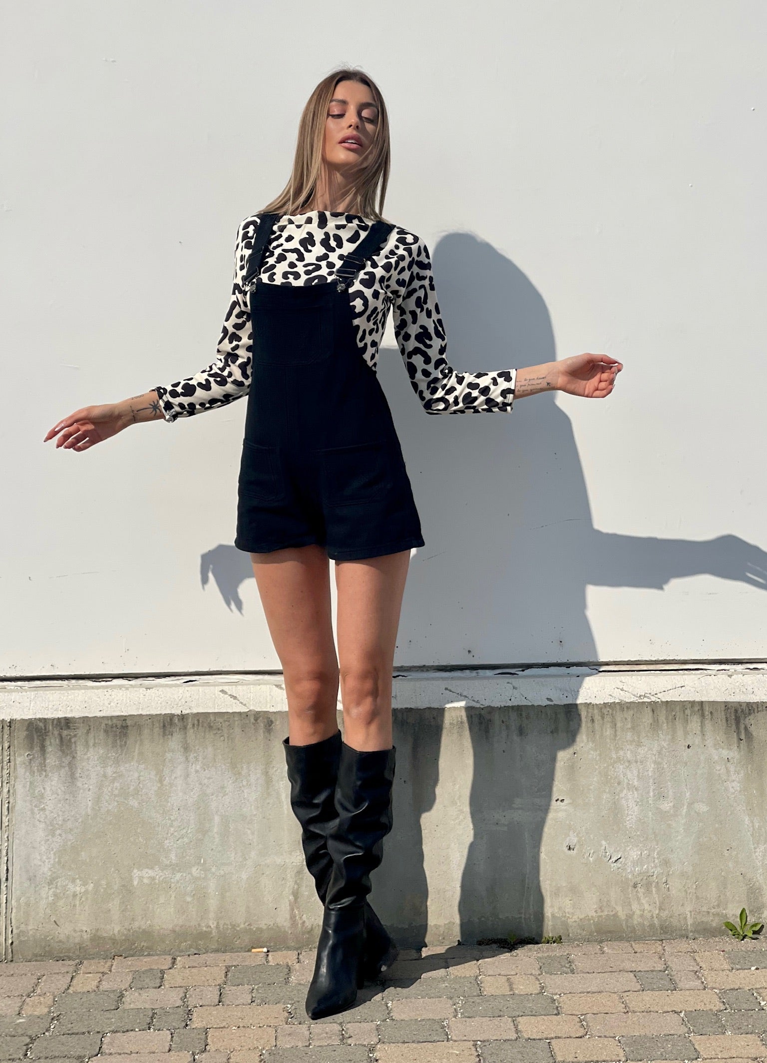 Salopette nera - R.a. Boutique 