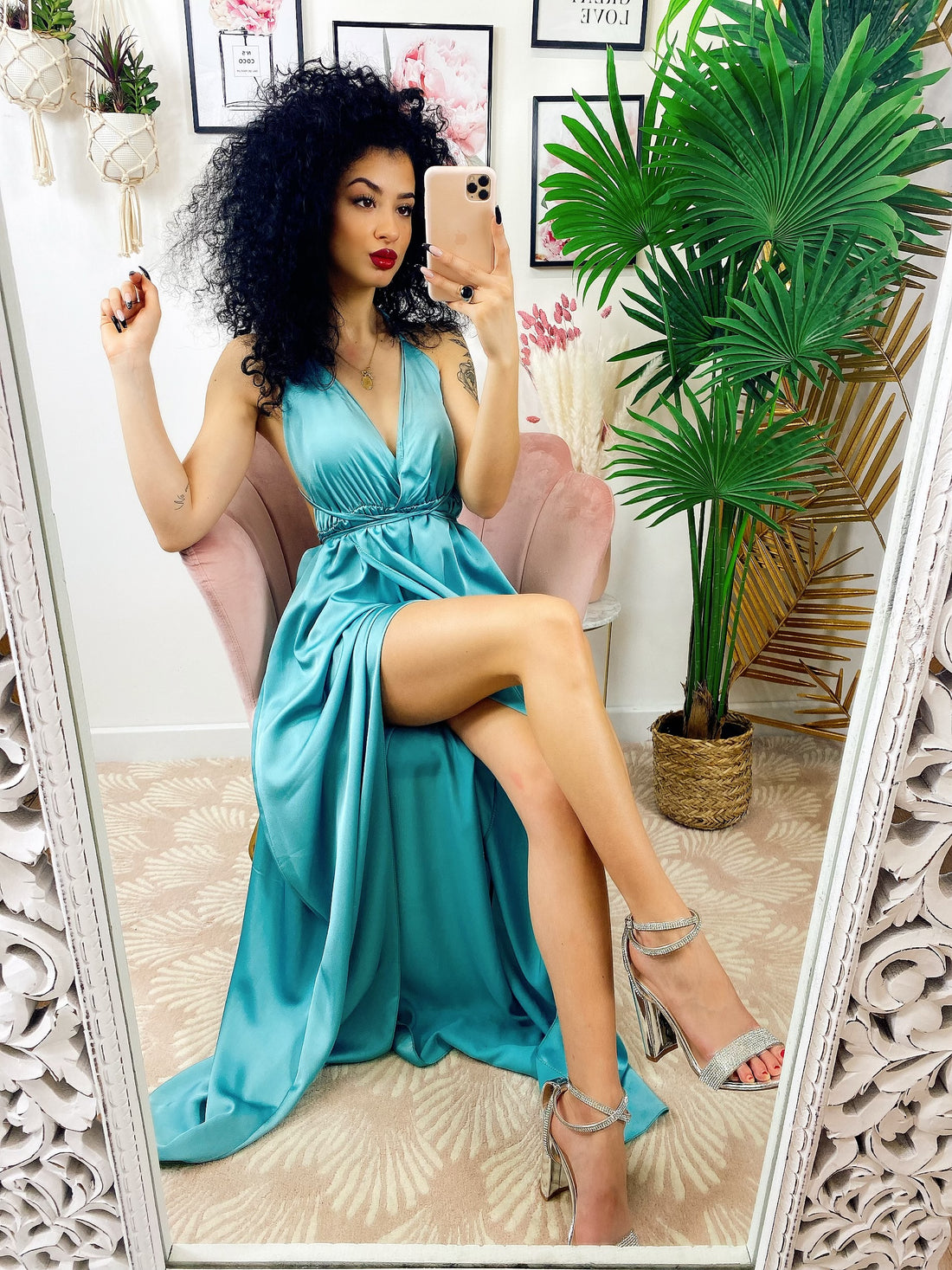 Dress Afrodite Verdeacqua - R.a. Boutique 