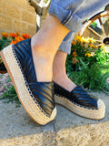 Espadrillas in eco-pelle nere - R.a. Boutique 