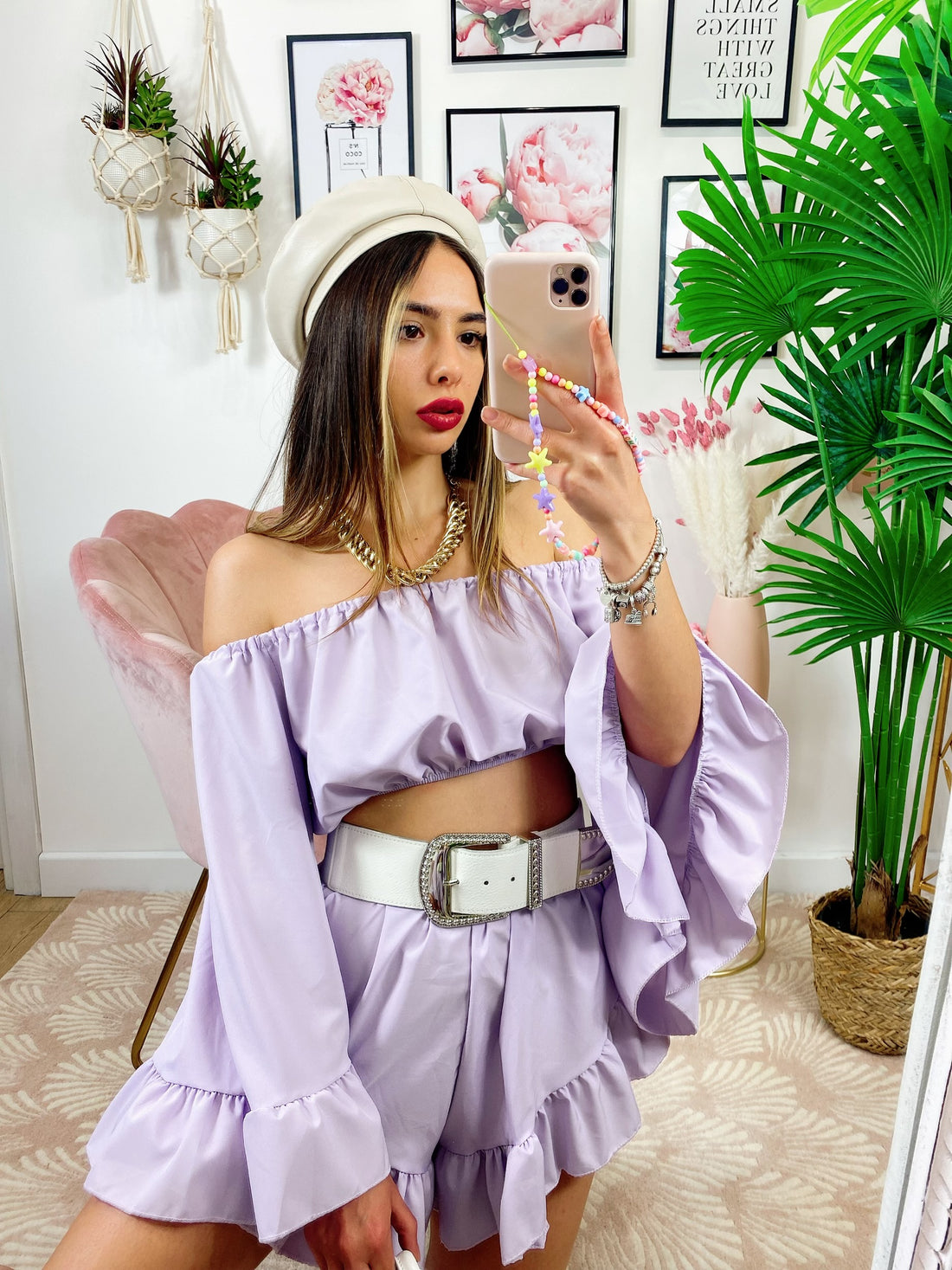 Completo due pezzi lilla - R.a. Boutique 