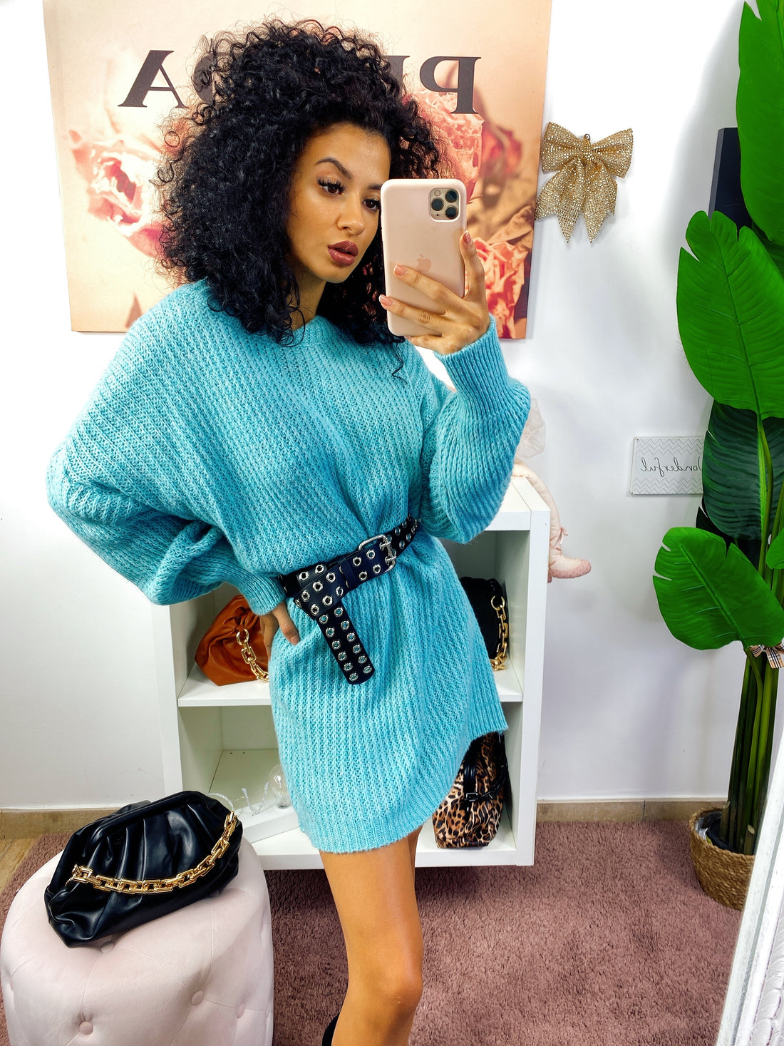 Abito in maglia Verde Acqua - R.a. Boutique 