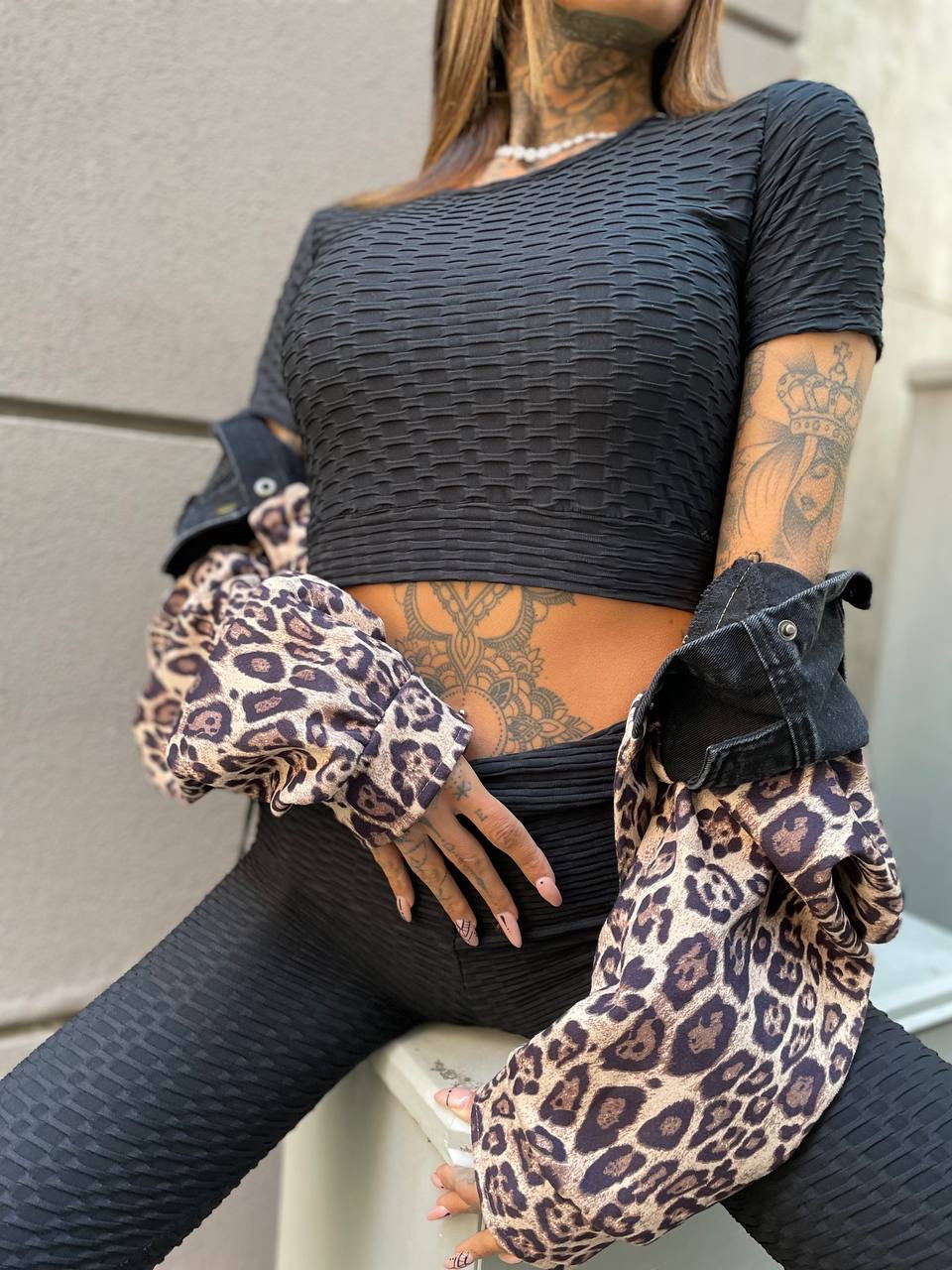 Completo sportivo nero - R.a. Boutique 