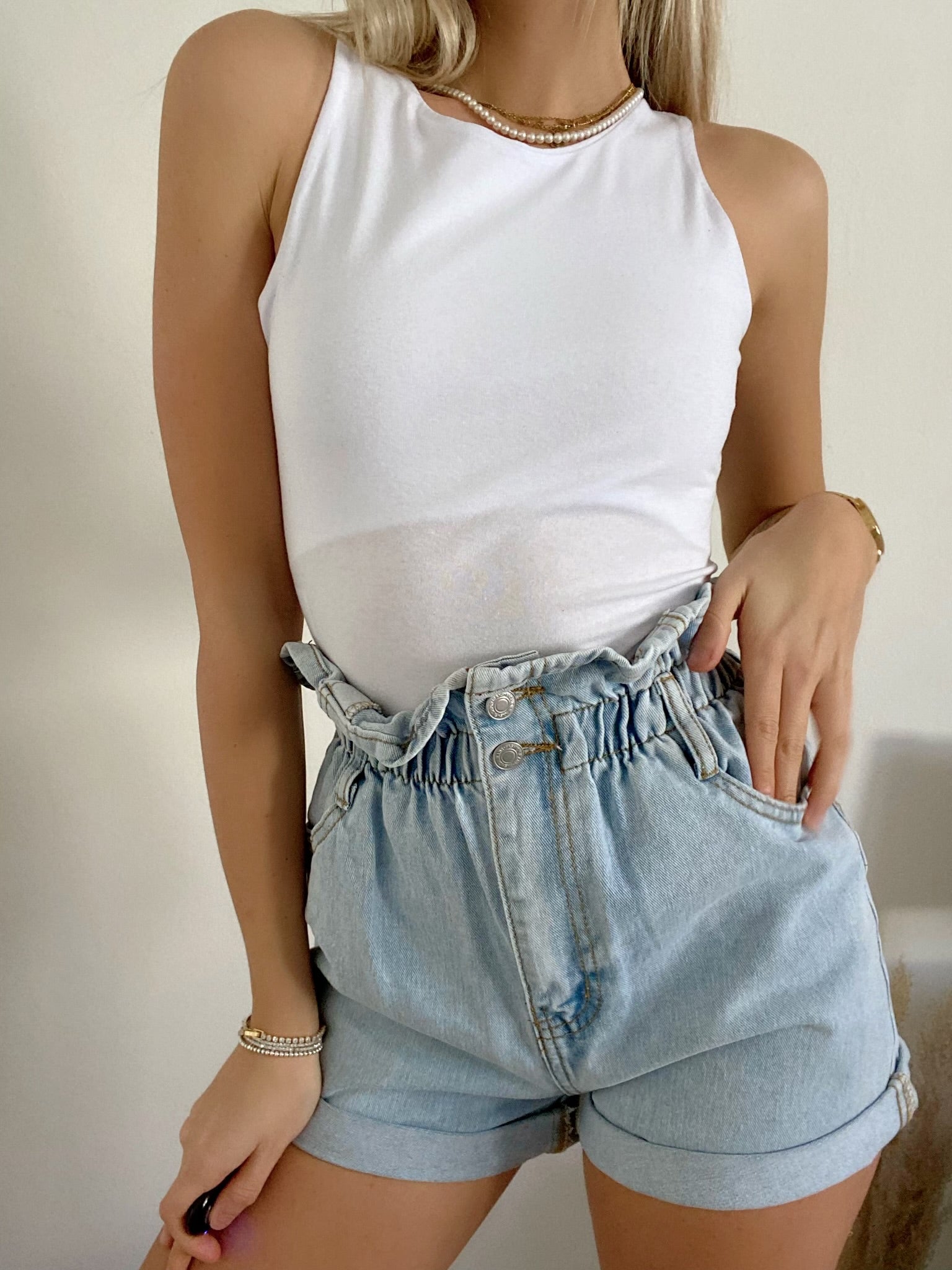 Short in jeans a caramella - R.a. Boutique 