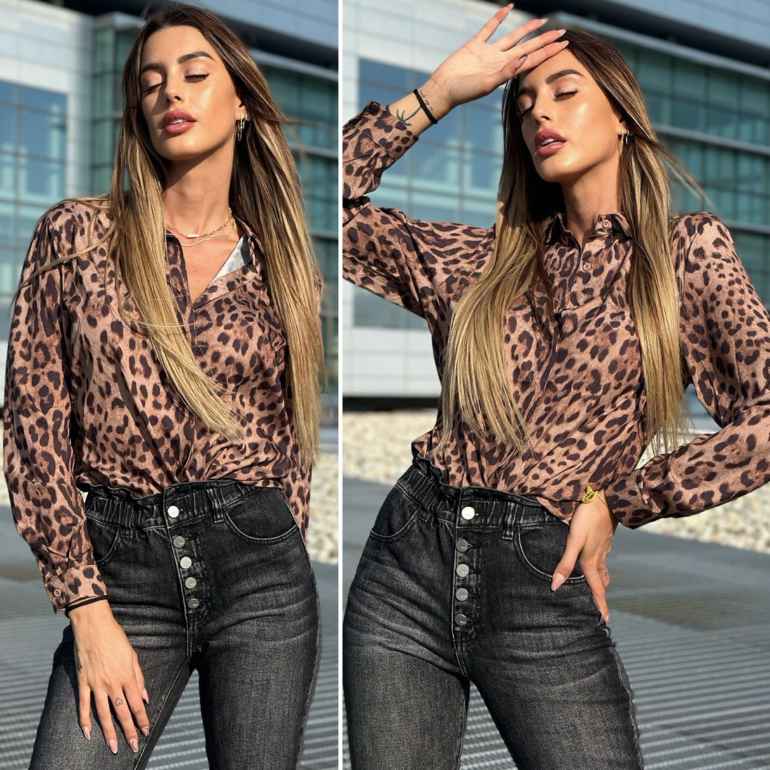 Camicia animalier - R.a. Boutique 