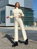 Completo Maglia e pantalone quality beige - R.a. Boutique 