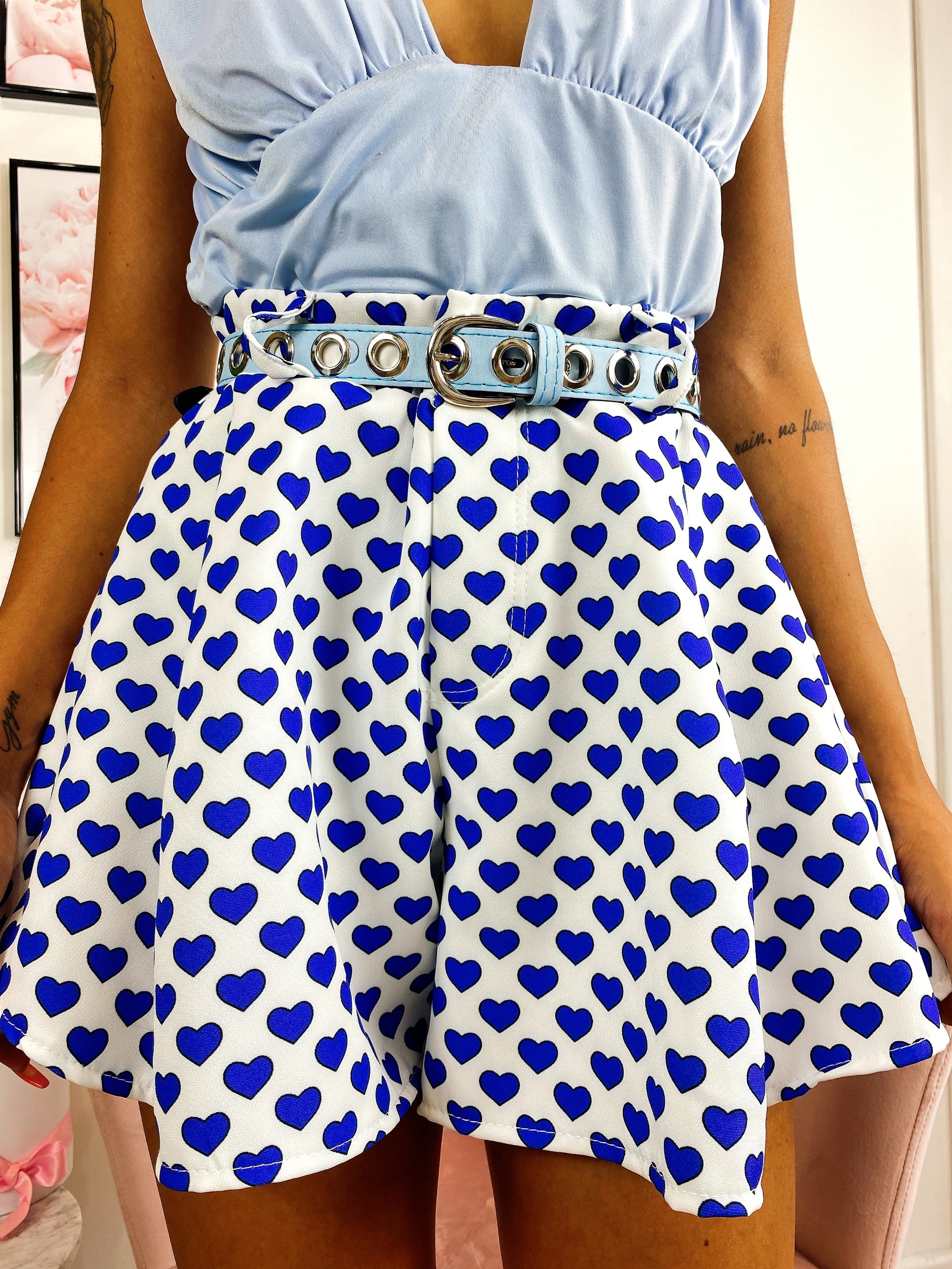 Short con Cuori - R.a. Boutique 