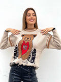 Maglione Teddy Soft Camel - R.a. Boutique 