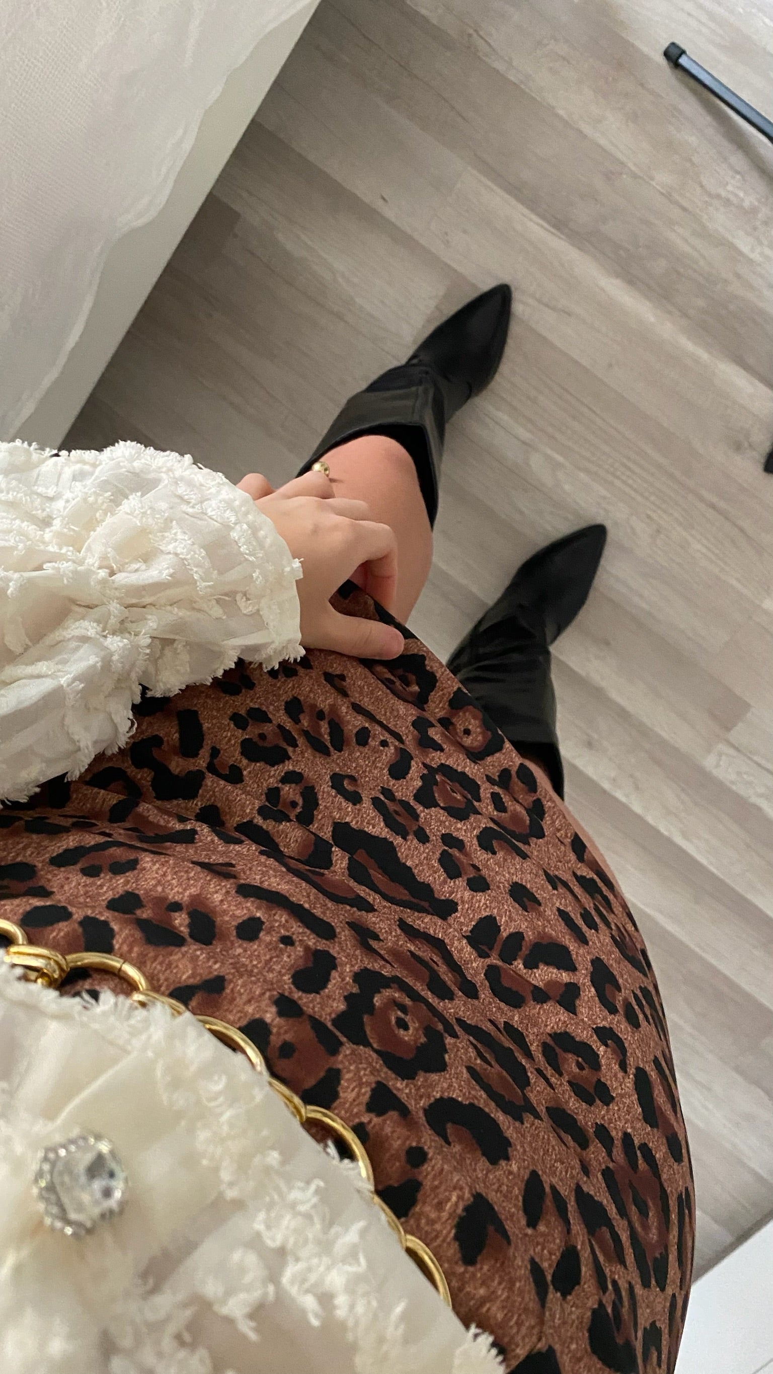 Gonna leopardata brown - R.a. Boutique 