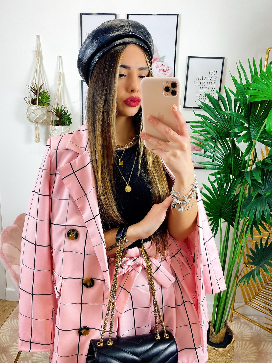 Completo Giacca e Short Rosa - R.a. Boutique 