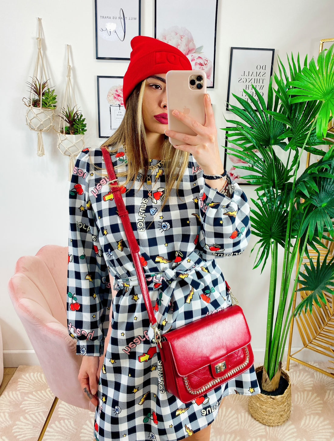 Abito Pop Art nero - R.a. Boutique 