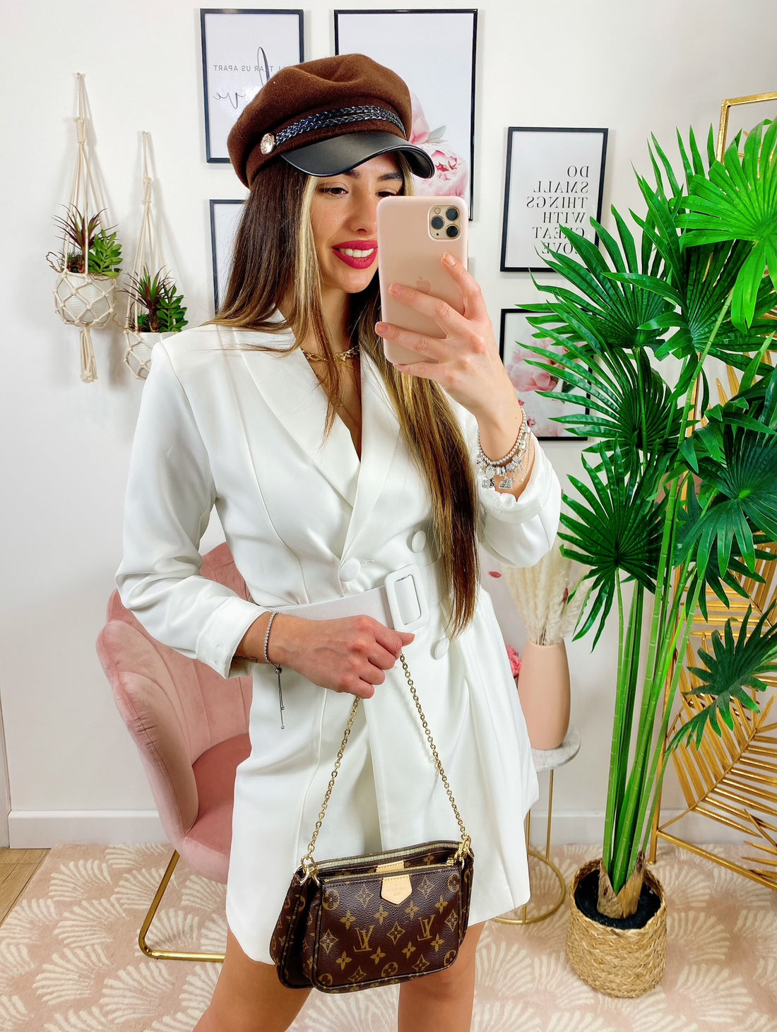 Berretto marrone - R.a. Boutique 