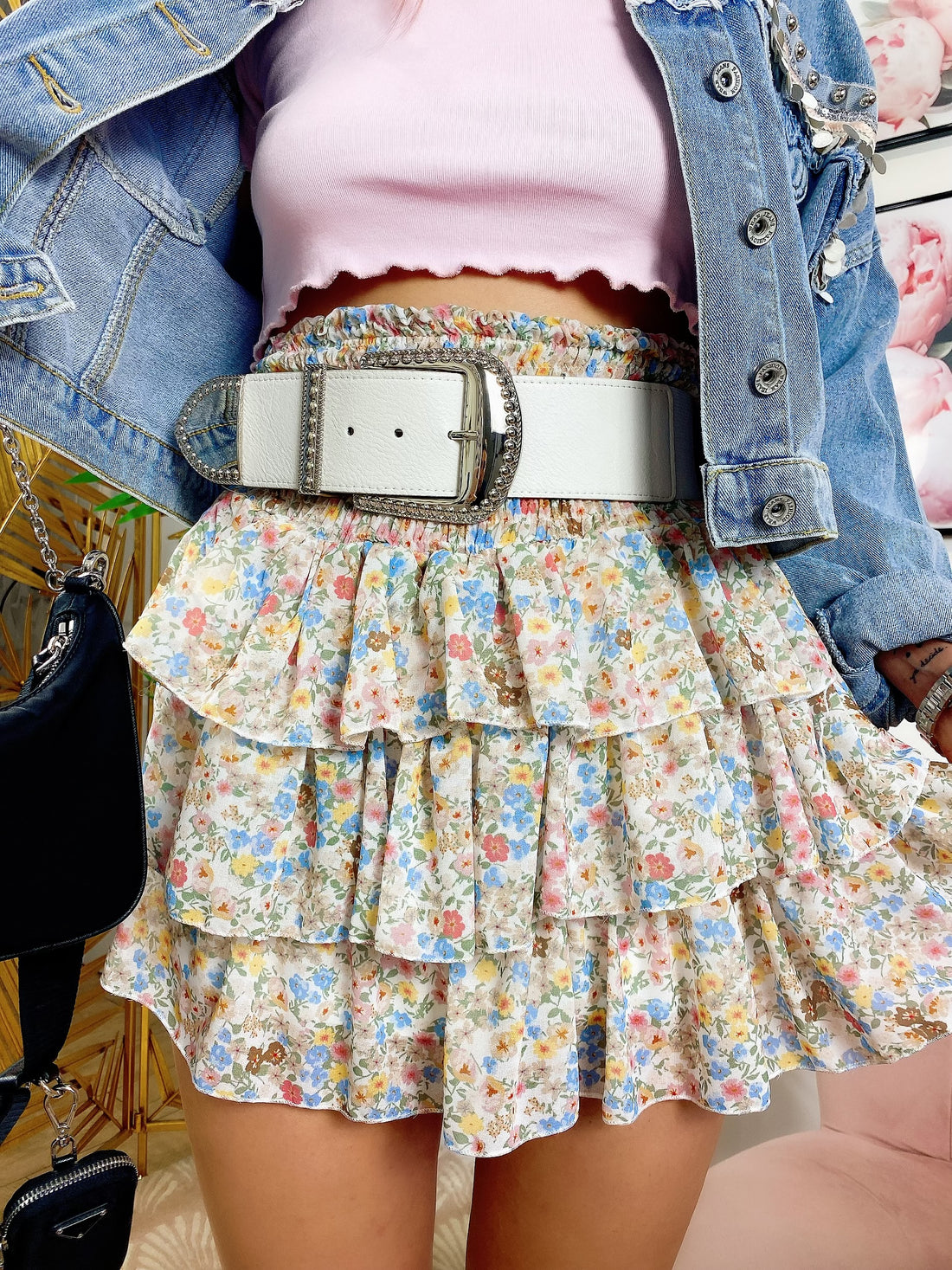 Gonna fantasia a fiorellini - R.a. Boutique 