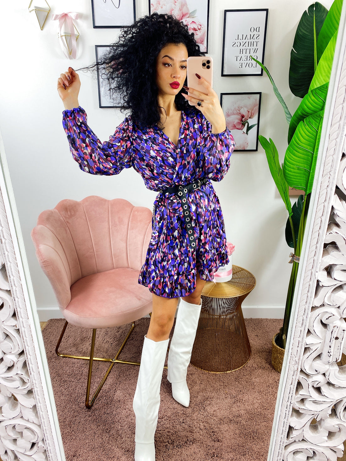 Abito maculato Blu - R.a. Boutique 