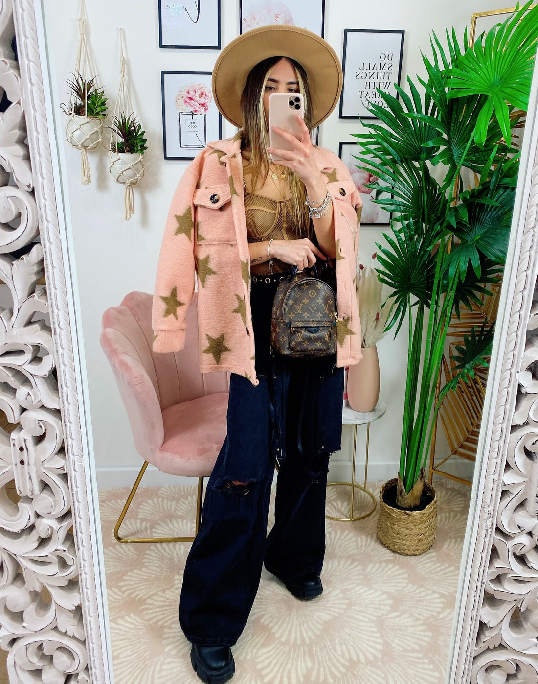 Giacca con stelle Rosa - R.a. Boutique 