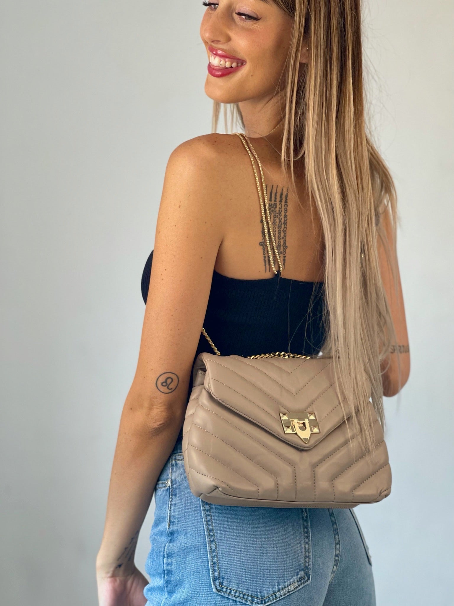 Basic bag nude - R.a. Boutique 