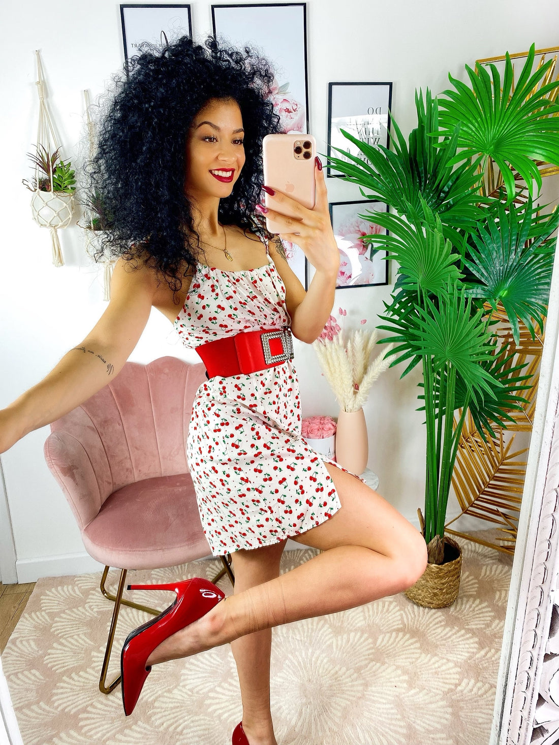 Cintura elastica rossa - R.a. Boutique 