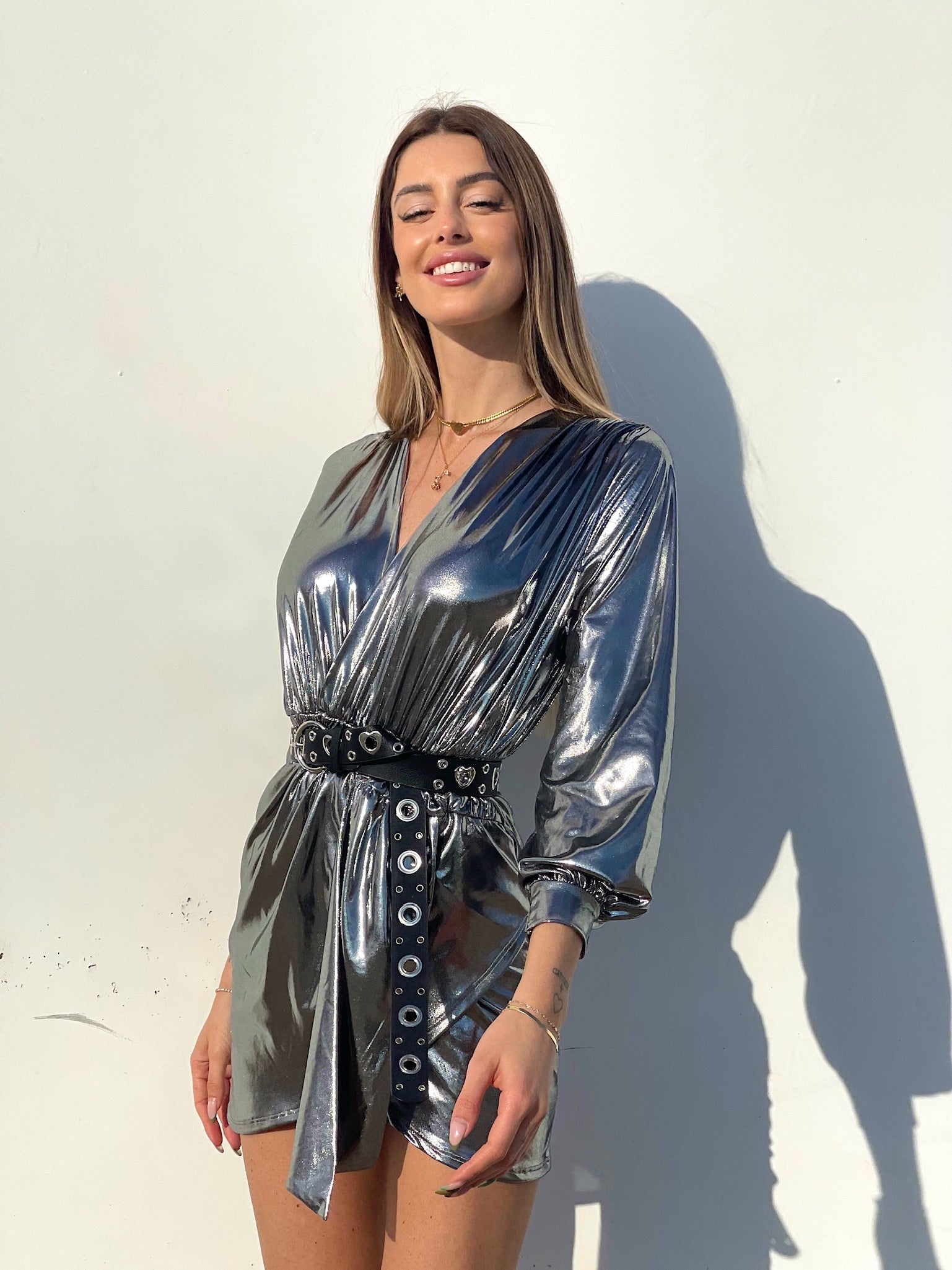 Abito glam night silver - R.a. Boutique 