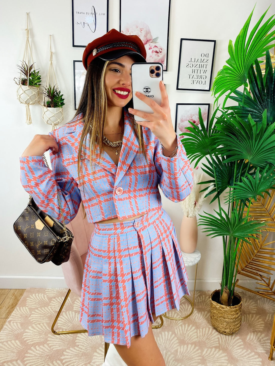 Completo Giacca Corta e Gonna sfumature Rosa - R.a. Boutique 