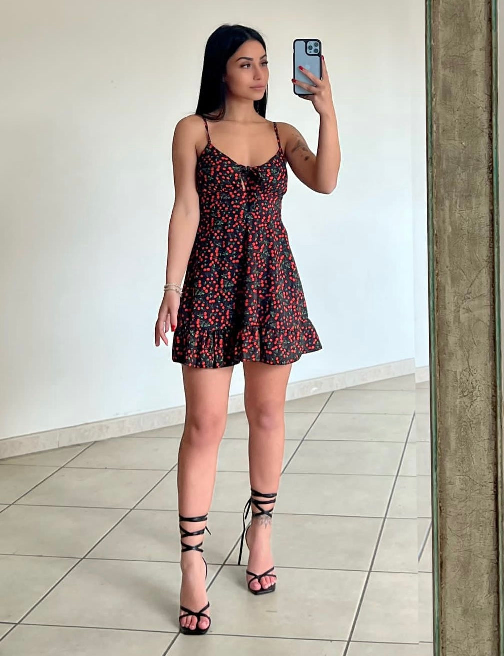 Abito con ciliegie - R.a. Boutique 