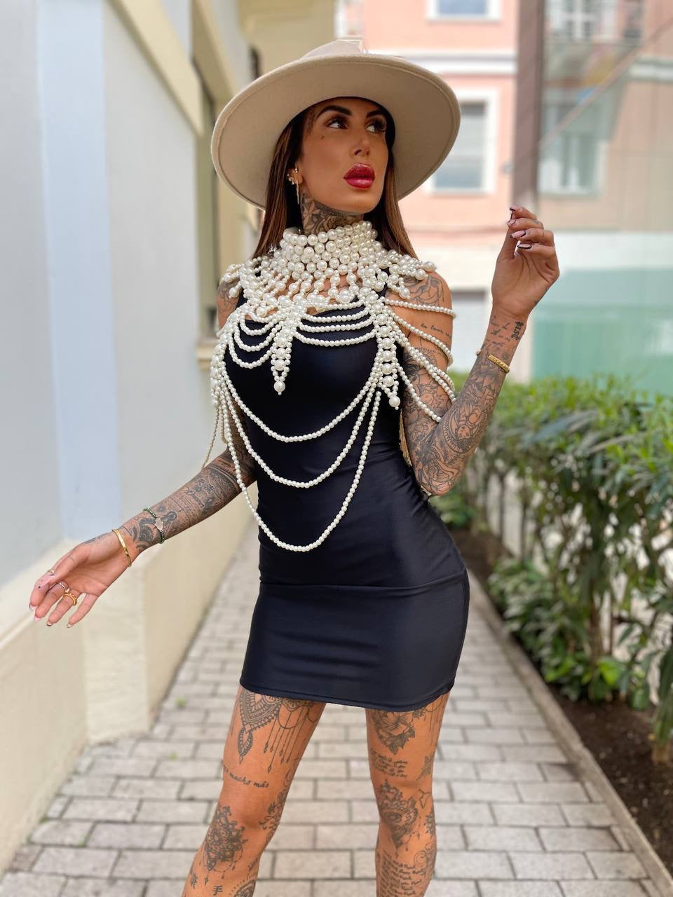 Top con perle - R.a. Boutique 