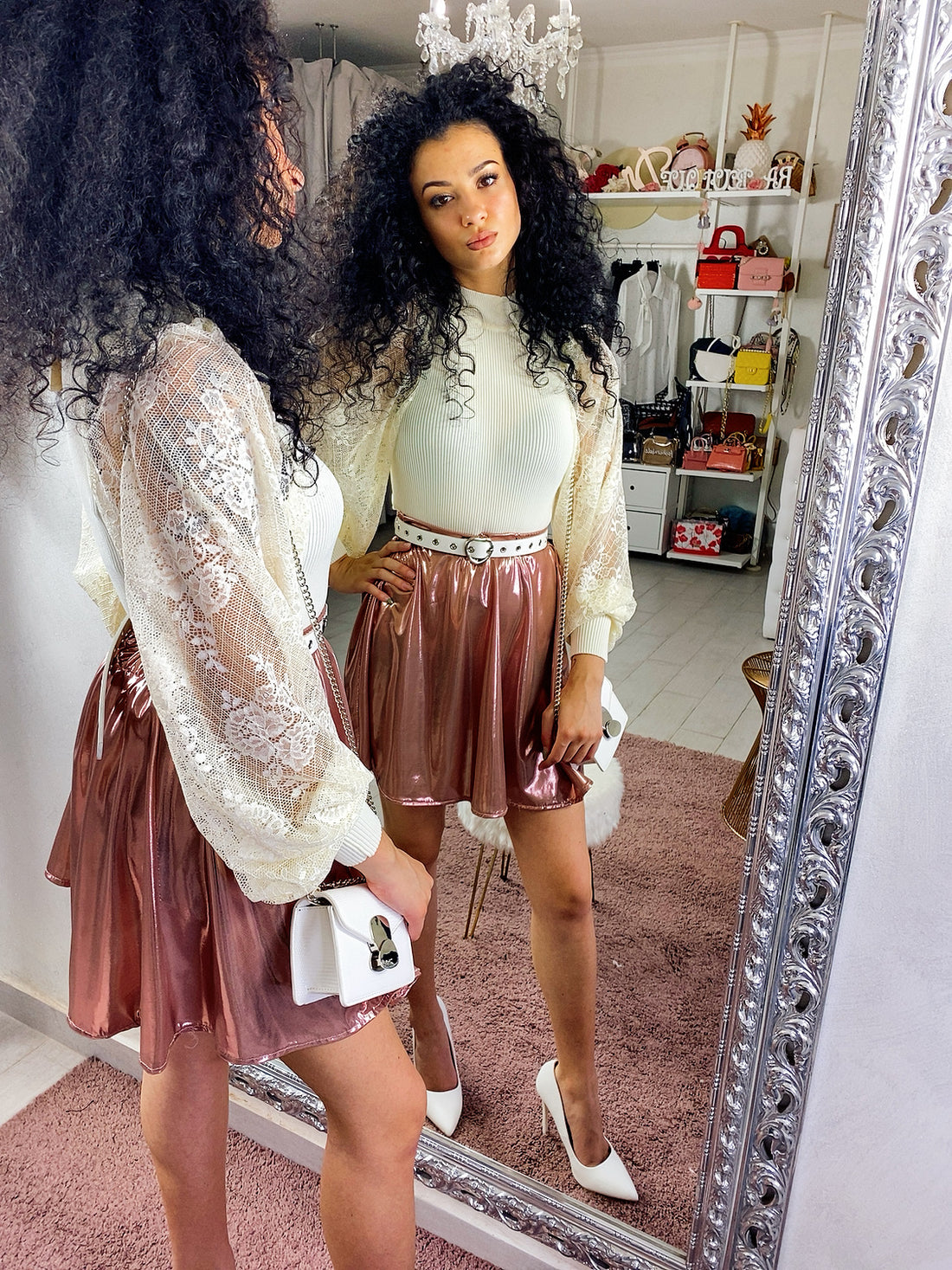 Gonna metal a ruota - R.a. Boutique 