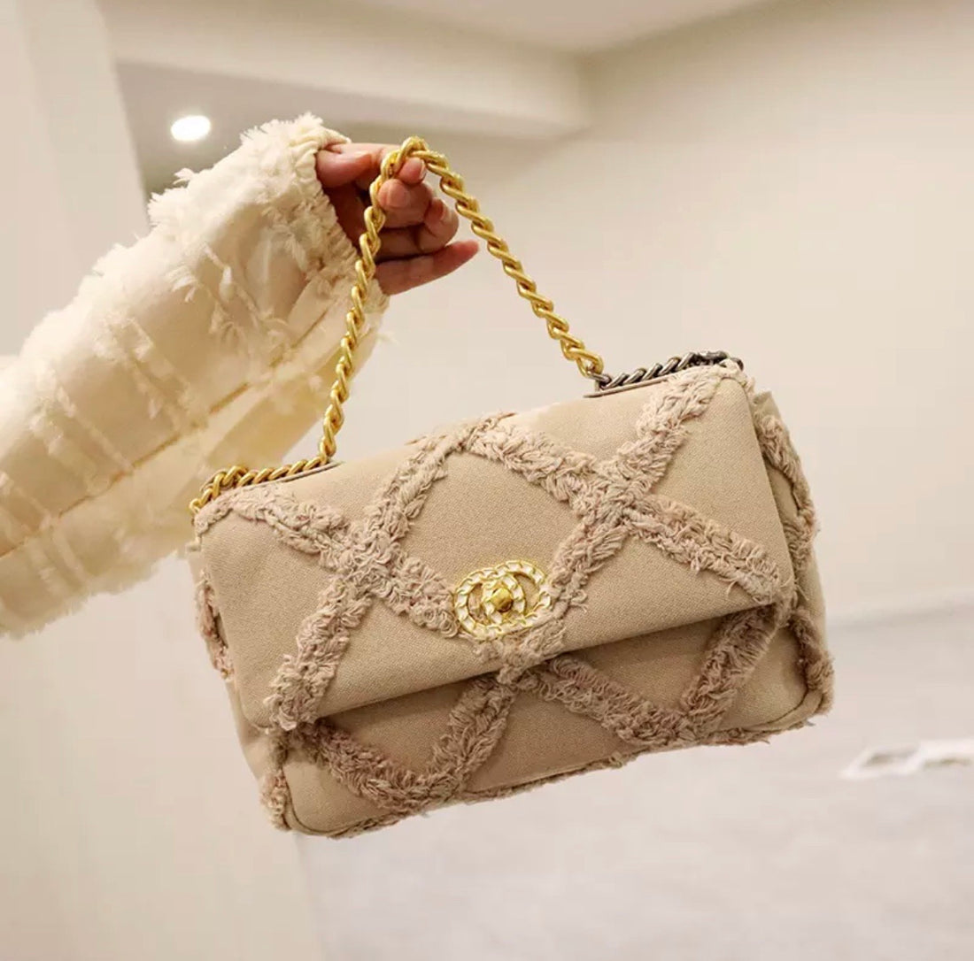 Pochette a mano rettangolare con catena top quality - R.a. Boutique 