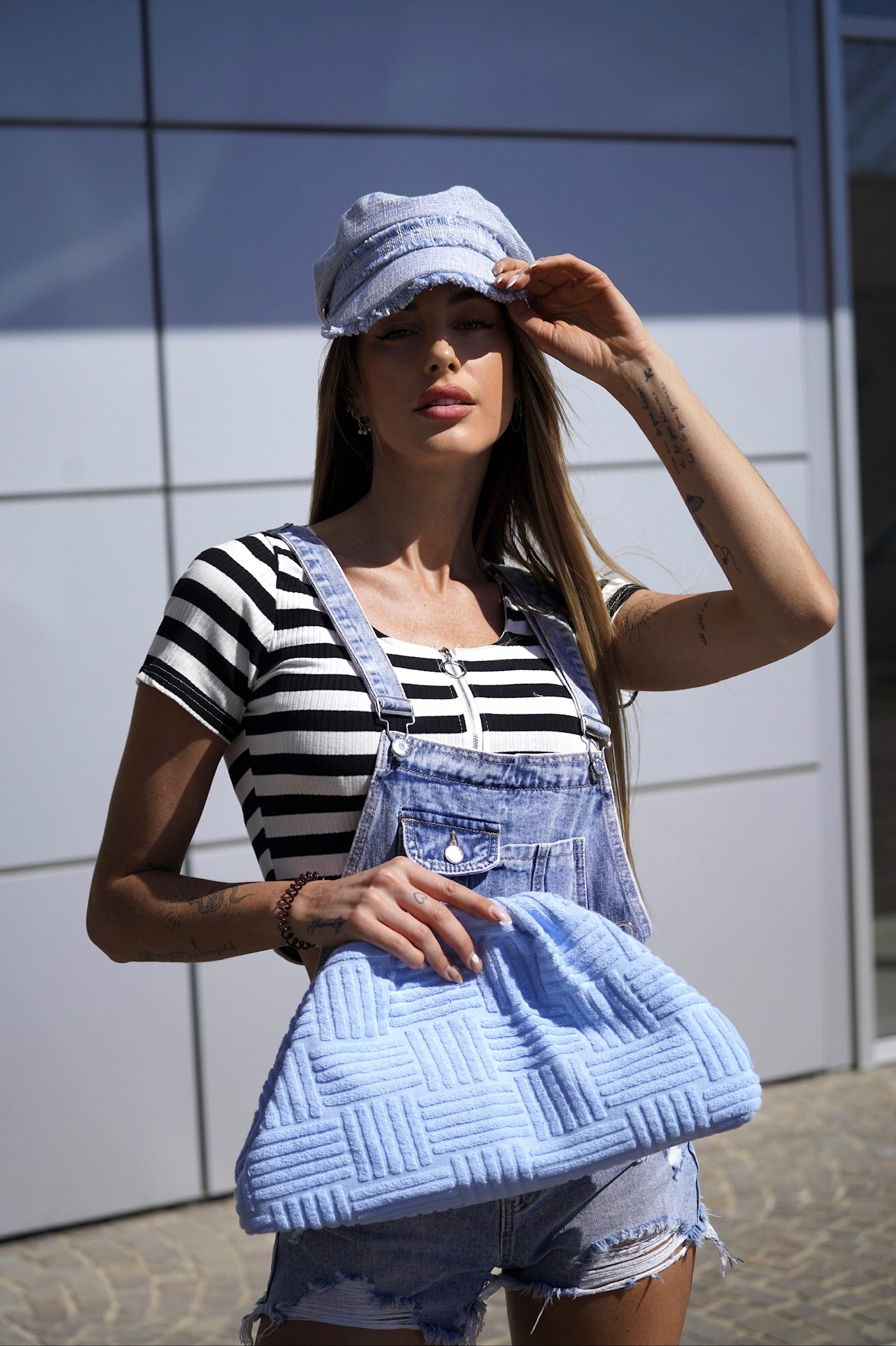 Berretto in jeans - R.a. Boutique 