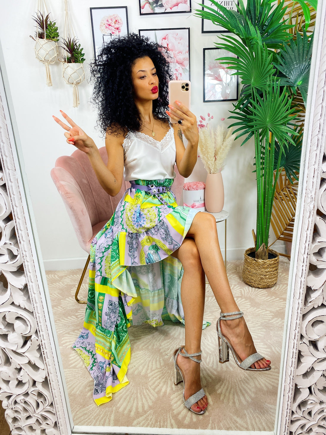 Gonna asimmetrica etnica - R.a. Boutique 