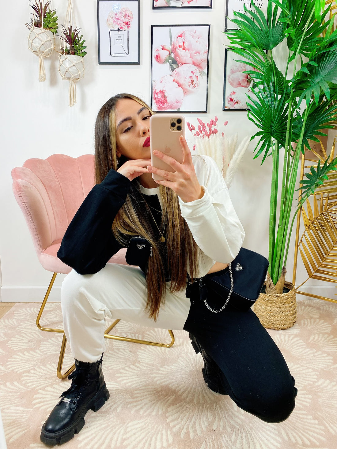 Tuta sportiva Bicolor Nera - R.a. Boutique 