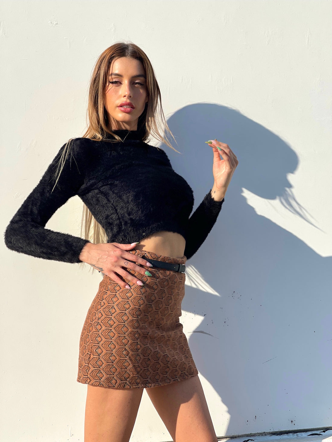 Maglioncino morbidissimo nero - R.a. Boutique 