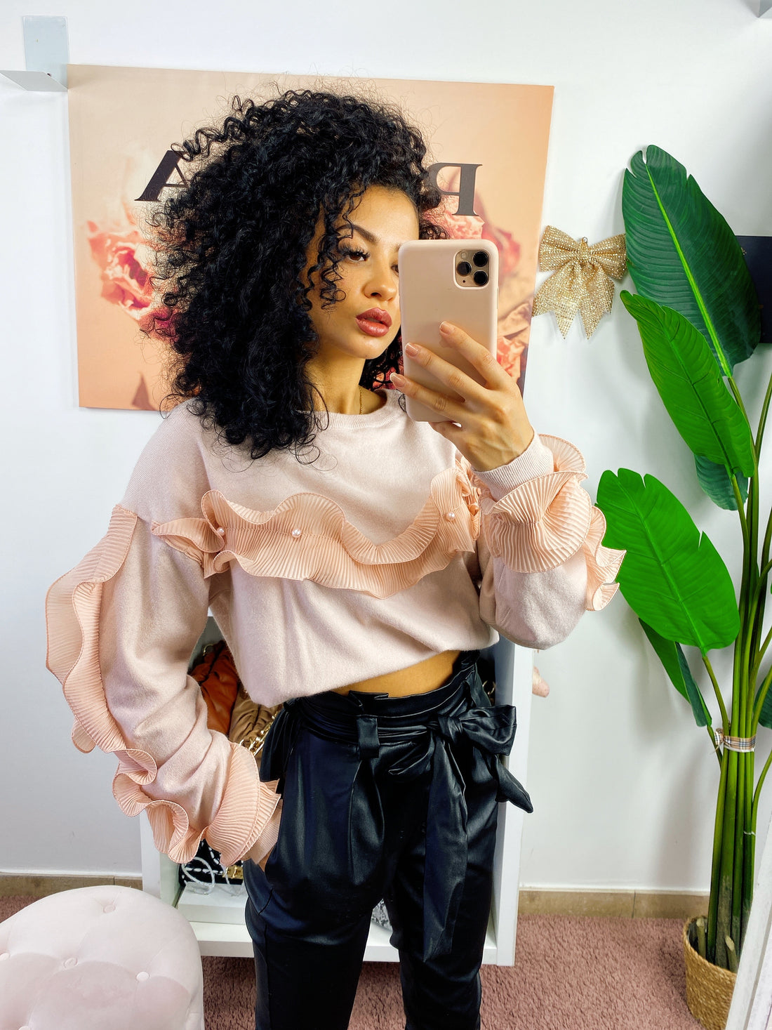 Maglione con onde e perle - R.a. Boutique 