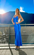 Abito a sirena blu elettrico - R.a. Boutique 