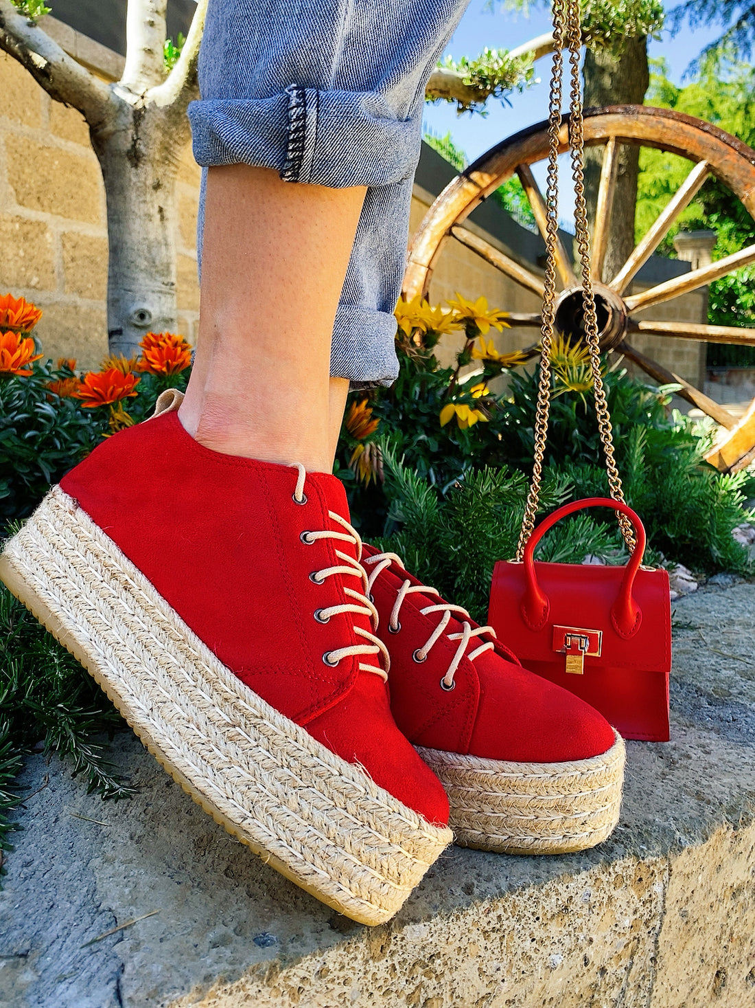 Sneakers Red - R.a. Boutique 