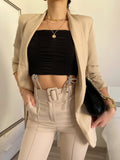 Completo giacca e pantalone beige - R.a. Boutique 