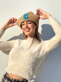 Cappello Camel C celeste - R.a. Boutique 