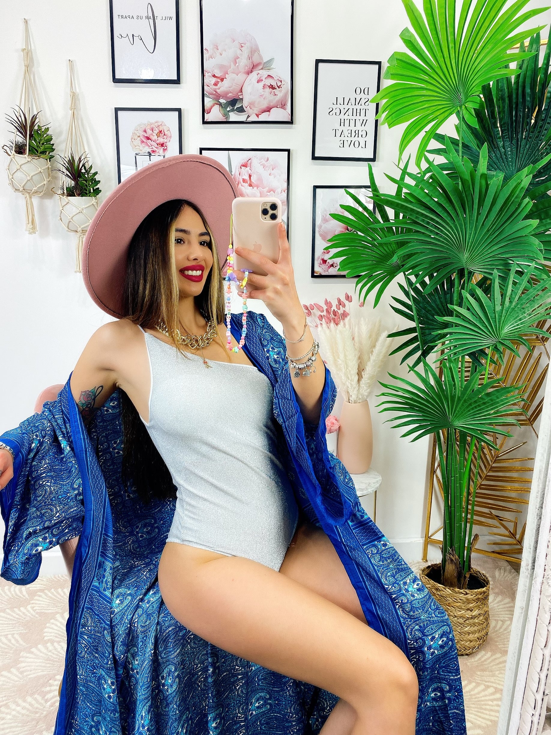 Kimono azzurro - R.a. Boutique 