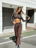 Pantalone cargo choco - R.a. Boutique 