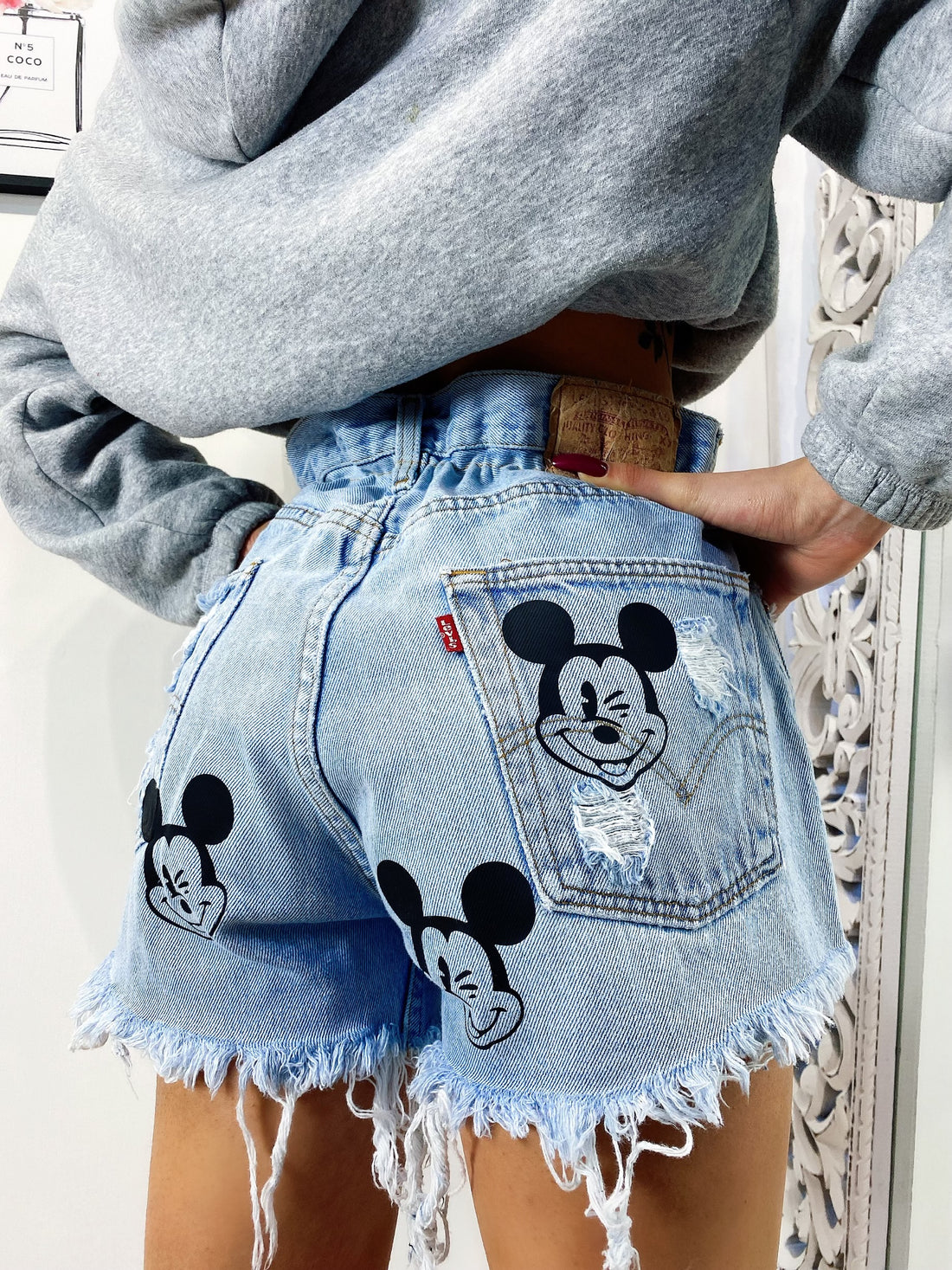 Short Levi’s Vintage bagno chiaro con stampe - R.a. Boutique 