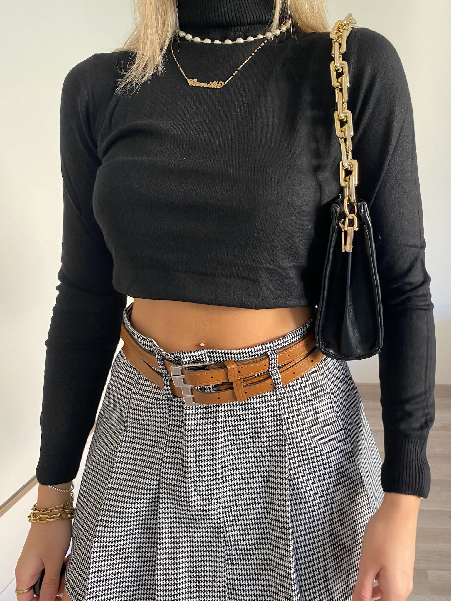 Dolce vita nero in lana lungo - R.a. Boutique 