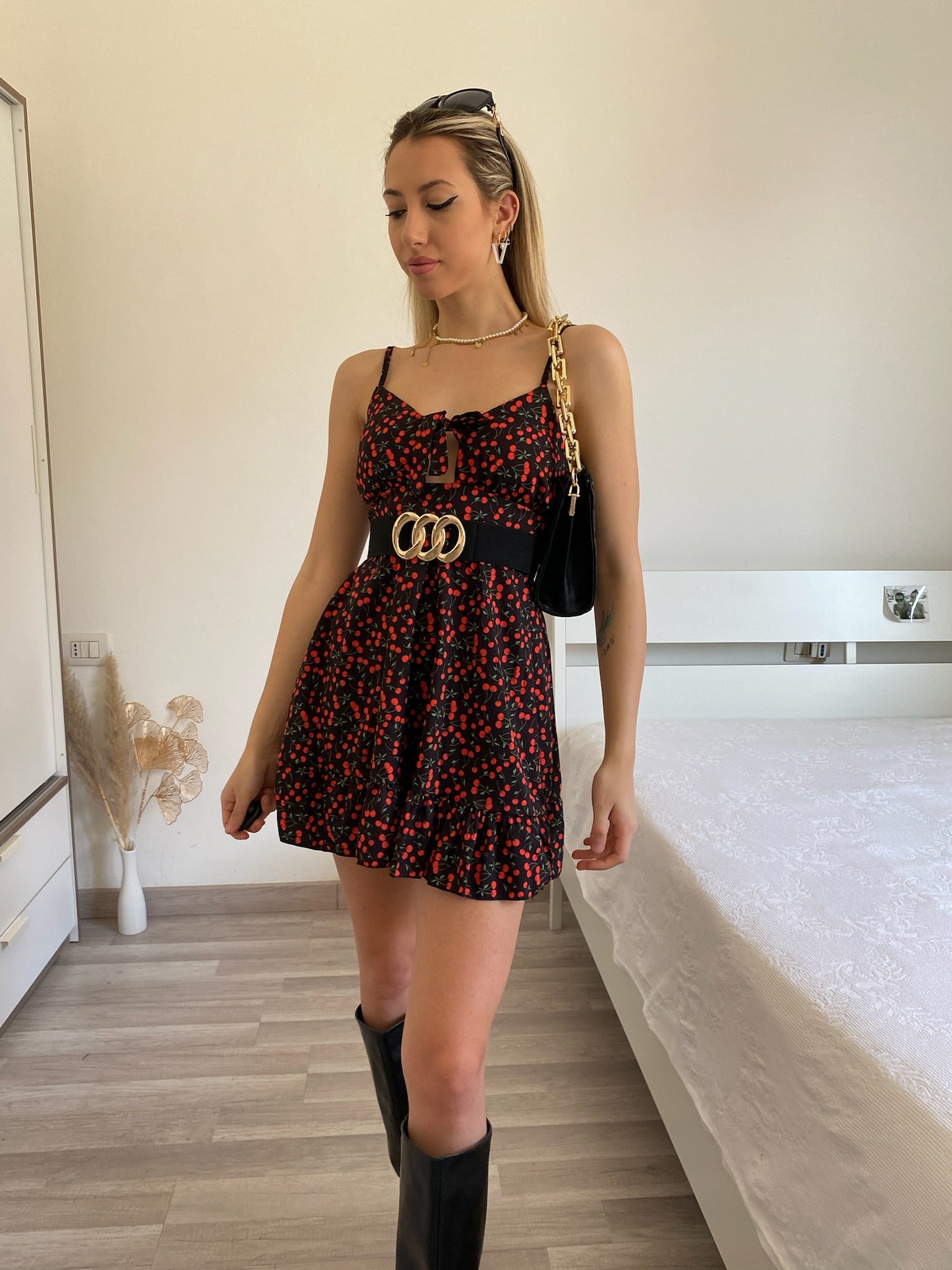 Abito con ciliegie - R.a. Boutique 