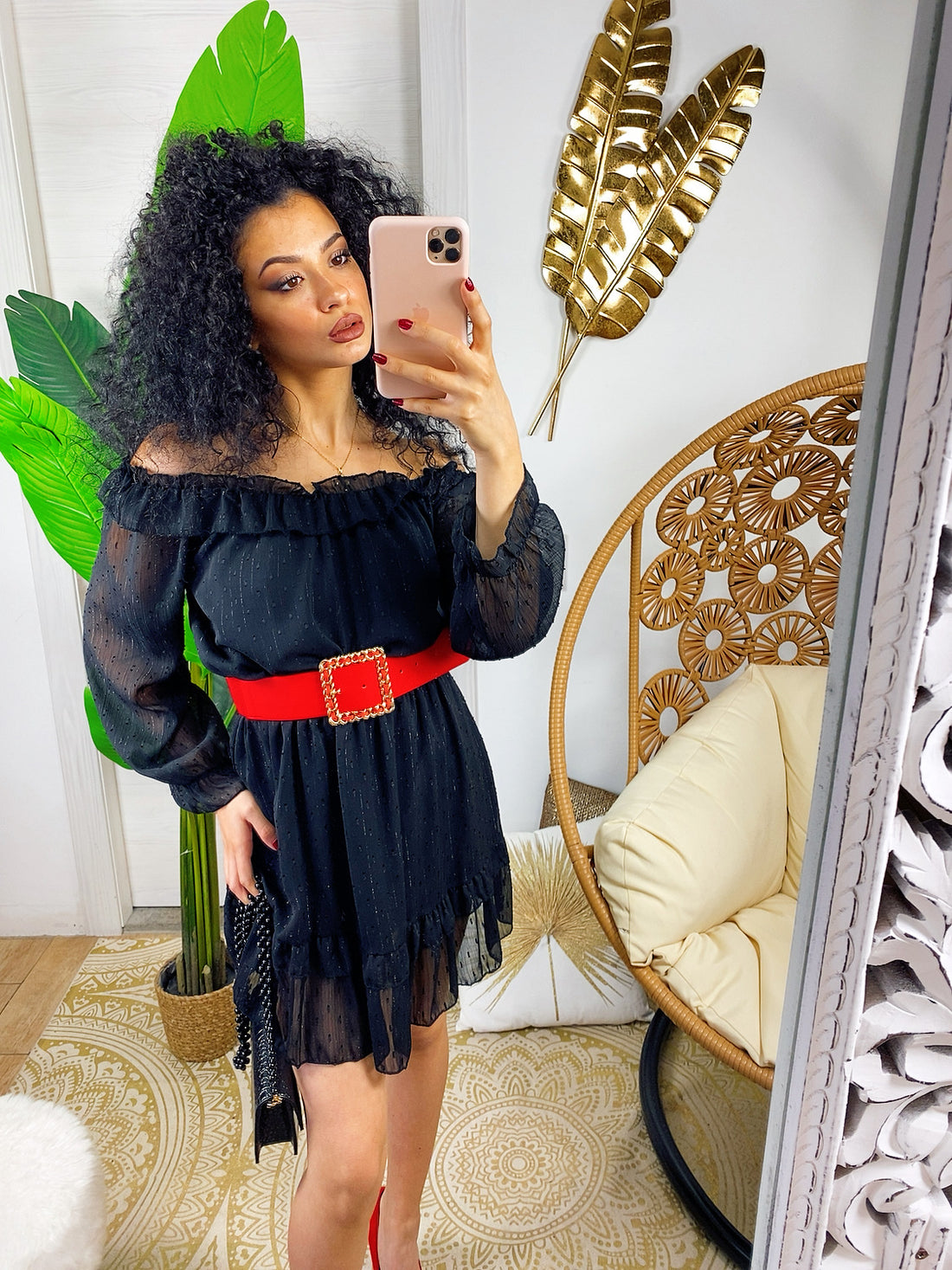 Abito scollo a barchetta nero - R.a. Boutique 