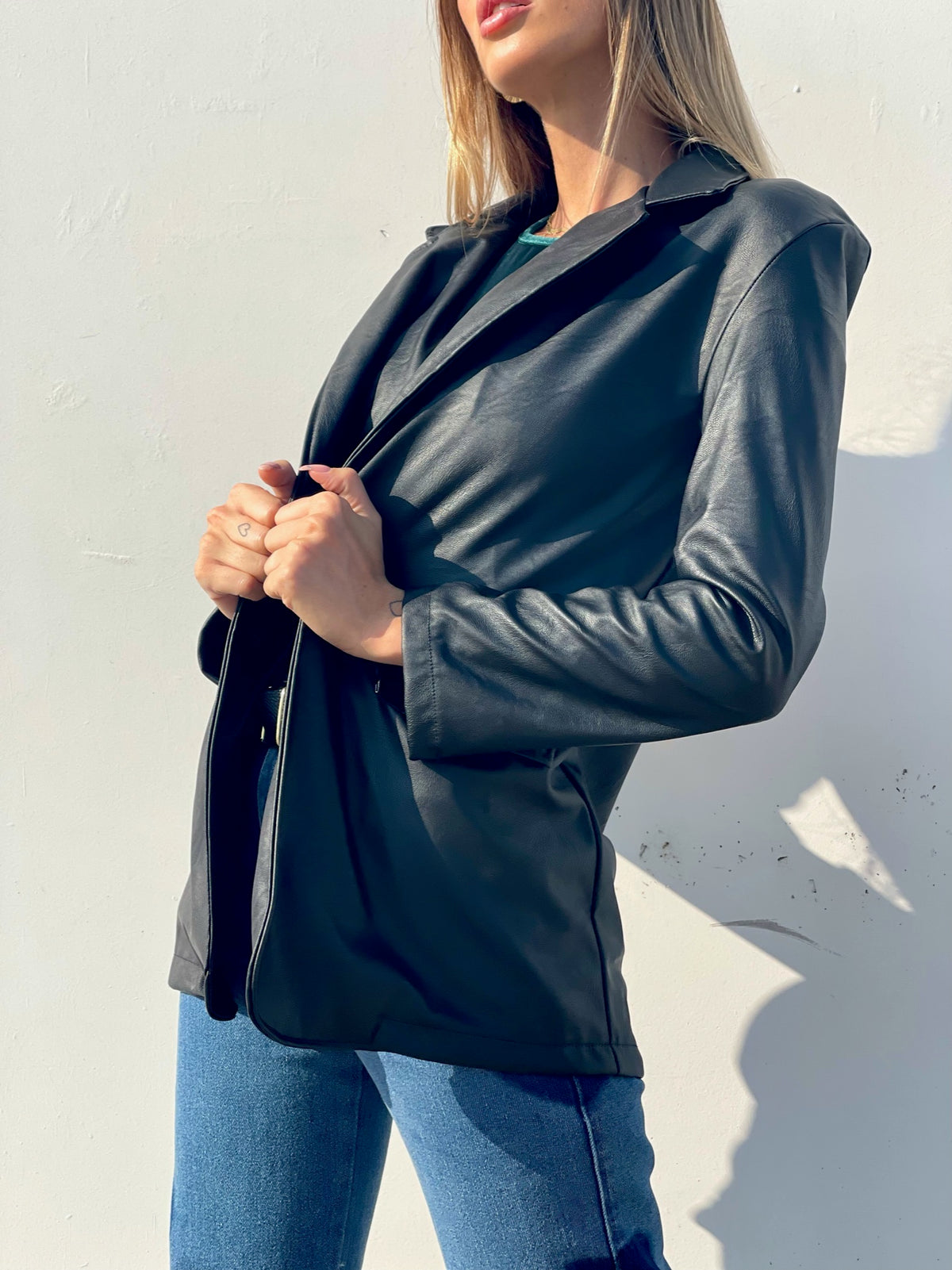 Giacca in Pelle Peuterey / Nero